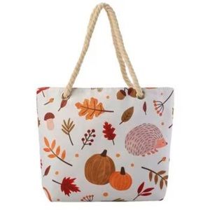NWT Renshun Fall Print Large Tote Bag